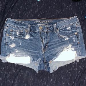 American Eagle Jean Shortie Shorts size 12